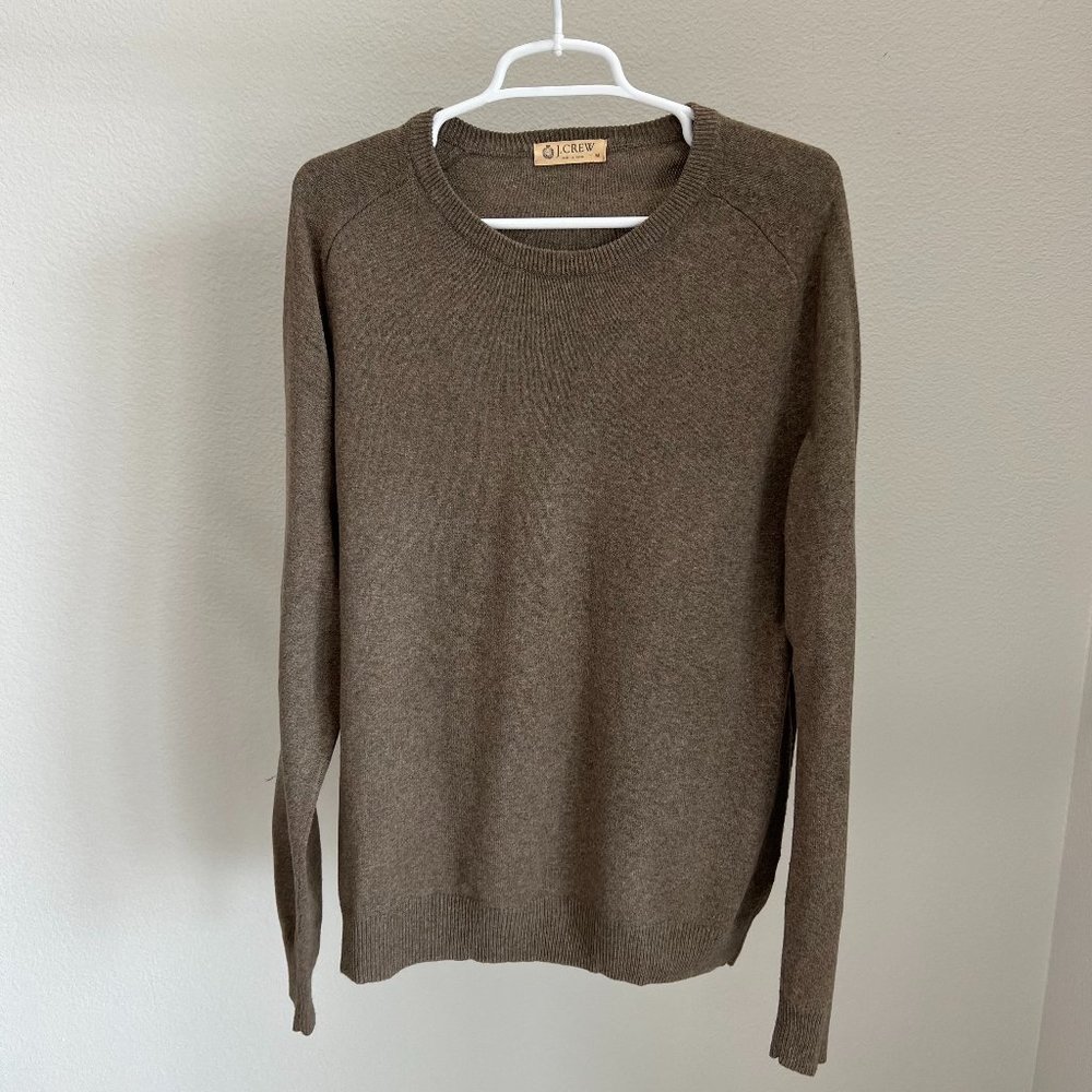 J. Crew Brown Crewneck Sweater